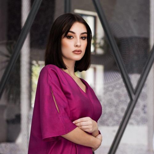 V-Neck Short Sleeved Kaftan
