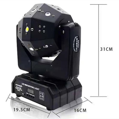 فلاش+اضائة ليزر حفلات 5 الوان led