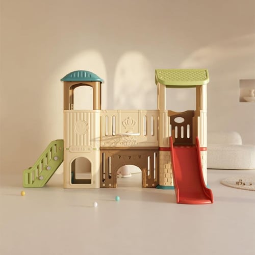 بيت ألعاب مع زحليقة وممر