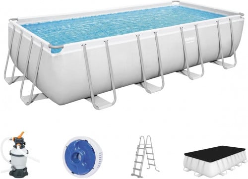 مسابح مائية بست واي +فلتر رملي و سلم و غطاء وحافظة...