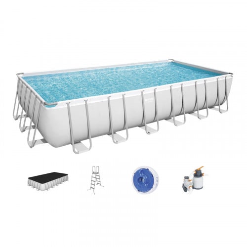 مسابح مائية بست واي +فلتر رملي و سلم و غطاء وعلبة...