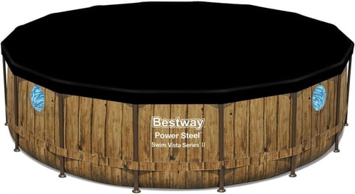 مسابح مائية بست واي +غطاء و فلتر و سلم عرض 4.88 مت...