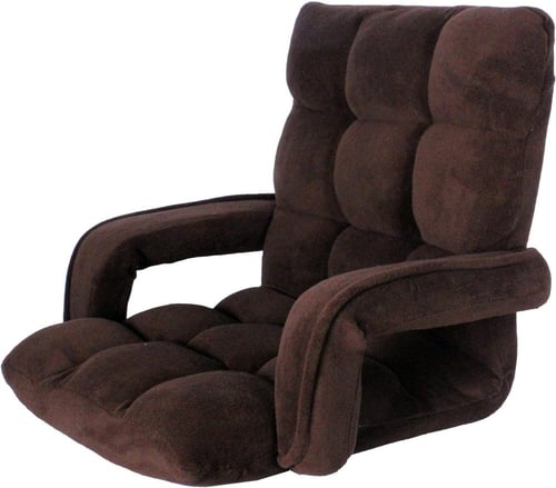 كرسي مخمل ارضي بدكاية