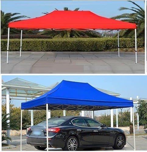 مظلة اعمدة بدون رواق نوع المنيوم 3متر *3متر