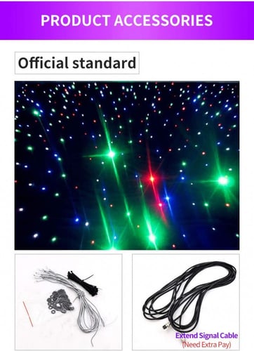 ستارة 3م×4م ابيض بديلة السقف روز