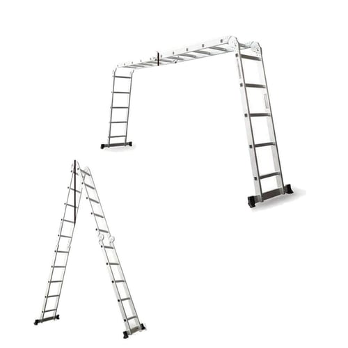 سلم المنيوم قابل للطي 20درجة 5.70 متر