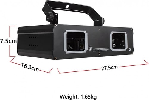 اضائة حفلات عدستين 5 الوان 3D