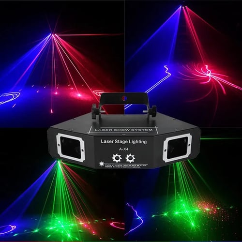 اضائة ليزر حفلات 4 عدسات ميني