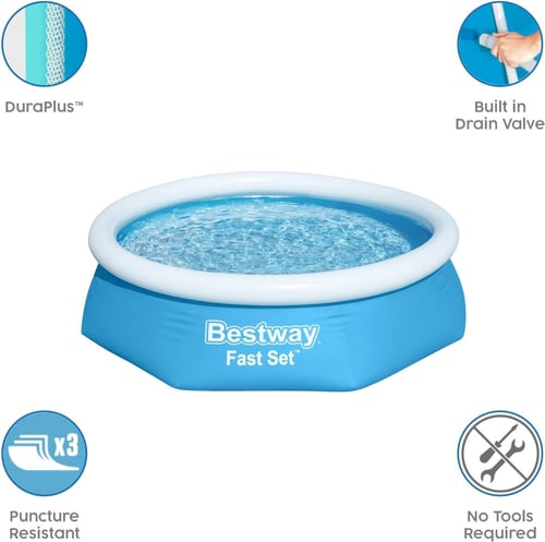 مسابح مائية بست واي+بدون فلتر عرض 3.05 متر
