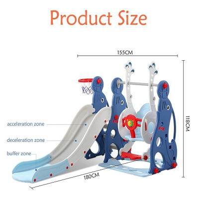 زحليقة مع مرجيحة و كرة سلة