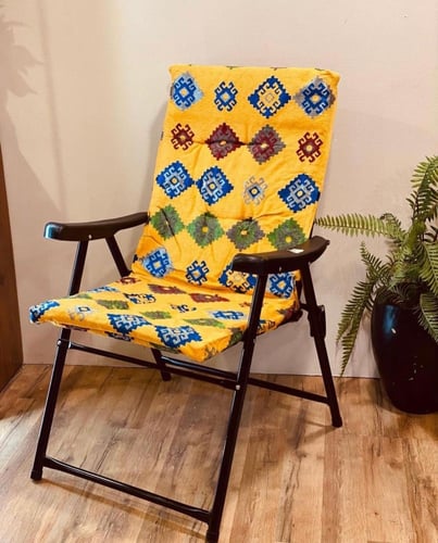 كرسي رحلات قماش شعبي