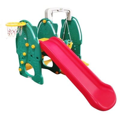 زحليقة مع مرجيحة و كرة سلة