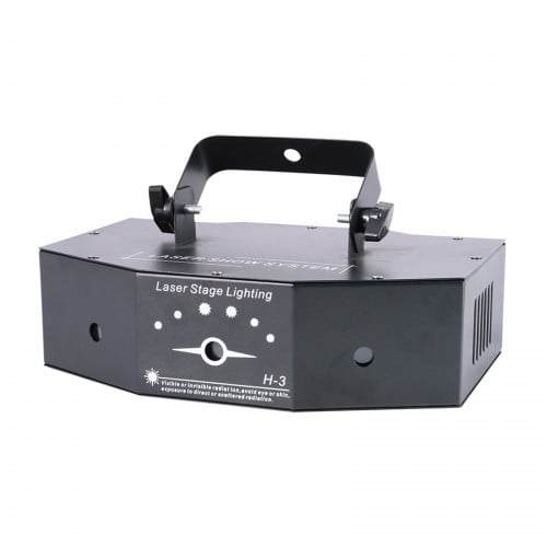 اضائة ليزر حفلات 3 عدسات ميني