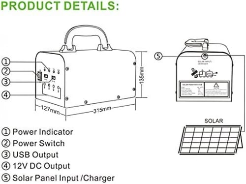 طاقة شمسيه 15 واط