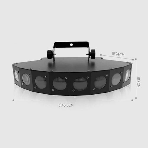 اضائة حفلات 8 عدسات منحني 7 الوان