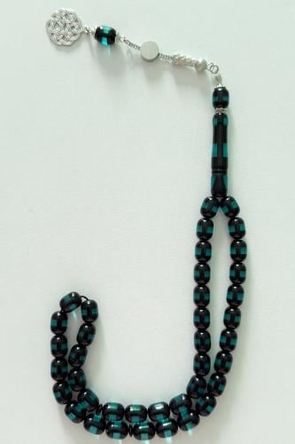 مسباح اخضر شفاف بكلايت-نحت عالحديده-