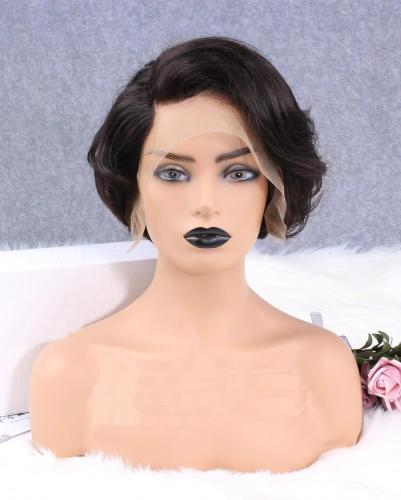 باروكة شعر طبيعي100٪ جذور طبيعيه دانتيل