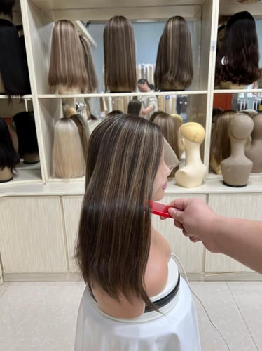 باروكه شعر طبيعي تمتاز بكثافة مناسبة بطول 18 انش