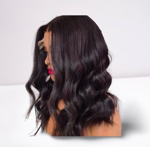 باروكة شعر طبيعي برازيلي فرقة ثابته (هاجر)