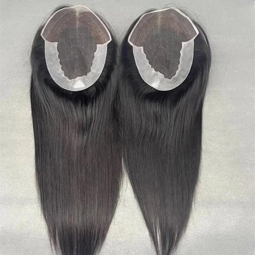 مقدمة شعر طبيعي بطول 20 انش اسود