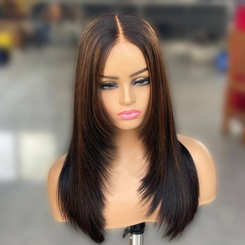 باروكه شعر طبيعي بستايل جديد جذور اماميه عالية الد...