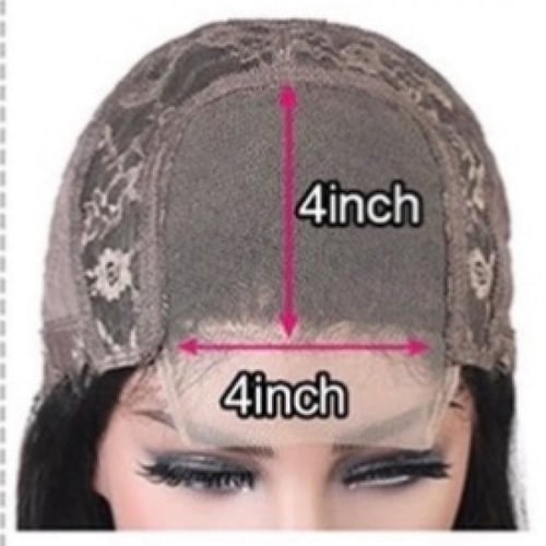 باروكة شعر طبيعي برازيلي جذور HD أمامية (رضوى)