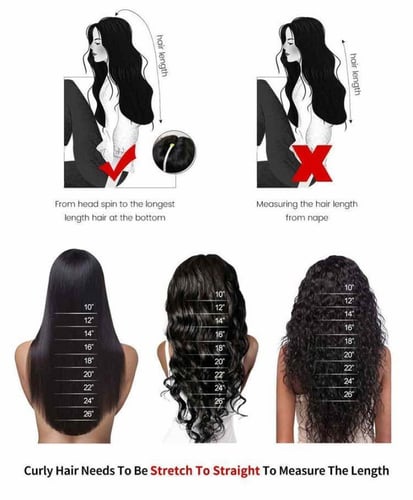 باروكة شعر طبيعي جذور اماميه دانتيل شفاف اسود