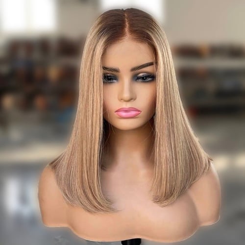 باروكة شعر دانتيل سويسري فرقة عريضه أمامية كثافة 2...