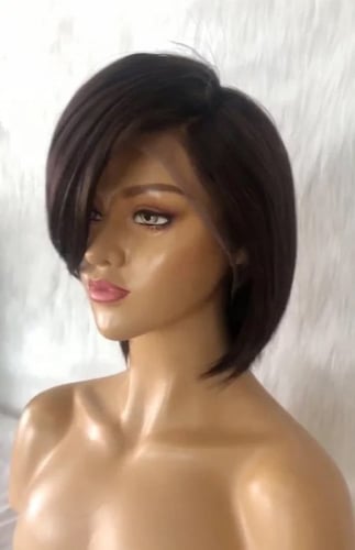 باروكة شعر طبيعي للنساء 100% اسود (عهود)