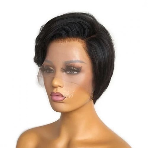 باروكه شعر قصير طبيعي 100% قصيره بقصة (سمر)