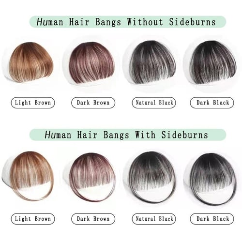 غرة شعر طبيعي اماميه