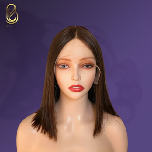 باروكة شعر طبيعي للنساء اوروبي دبل براون