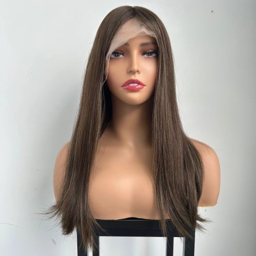 باروكة شعر طبيعي للنساء اوروبي بكثافة مناسبة وفروه...