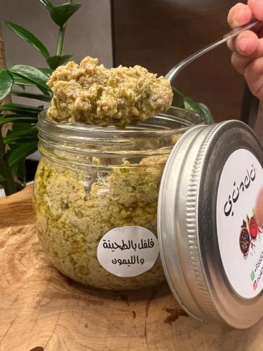 فلفل بالطحينه والليمون