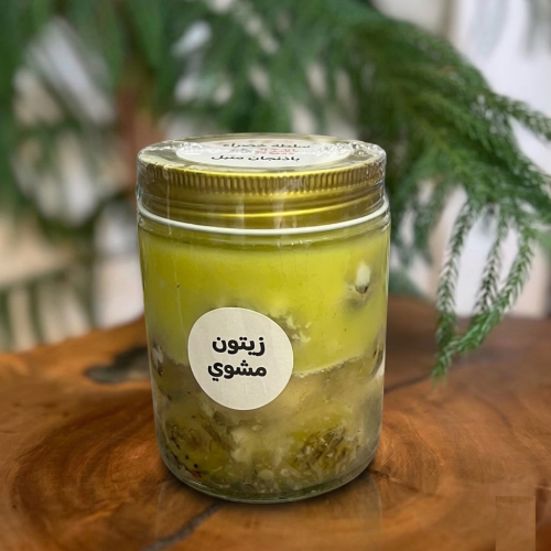 زيتون مشوي محشي بالجبن