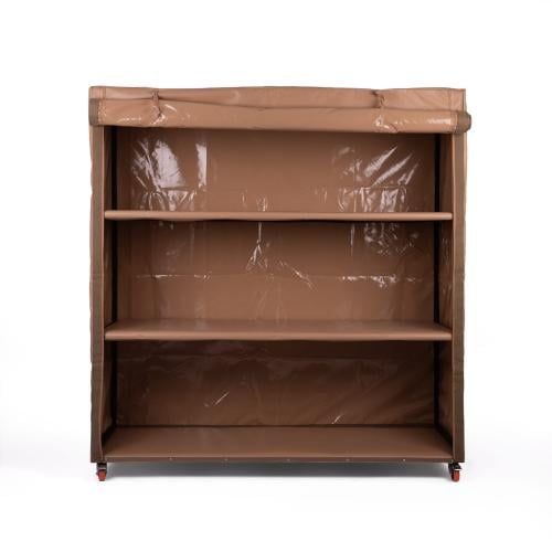 دولاب التخزين الالماني - PVC بني