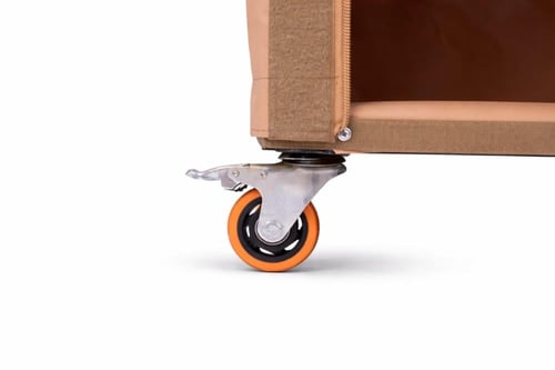 دولاب التخزين الالماني - PVC بني