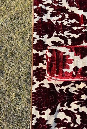 مدات ابوطير عنابي - طقم ٤ حبات