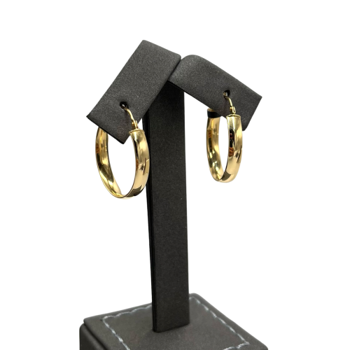 Gold earrings, 18 karat, weight 1.88g