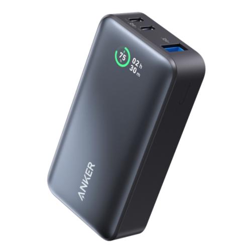 باور بانك رقمي 10K بقوة 30W منفذين PD منفذ USB من...