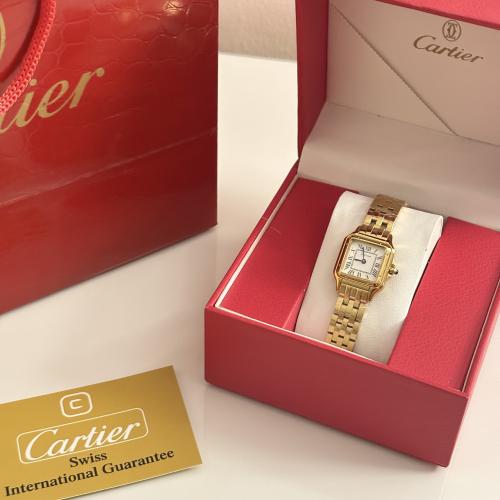 ساعة كارتيير ميني ذهبي