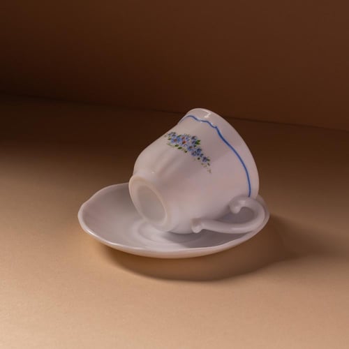 كوب أركوبال ورود زرقاء