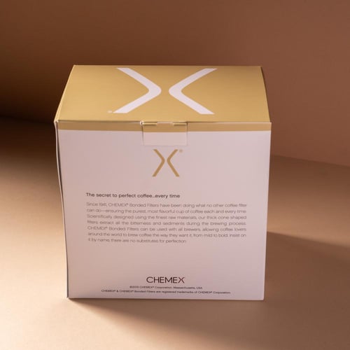 فلاتر كيمكس بيضاء مربعة 6 أكواب