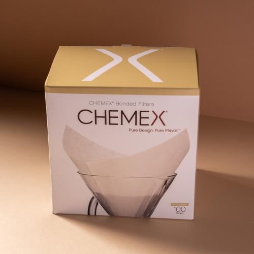 فلاتر كيمكس بيضاء مربعة 6 أكواب