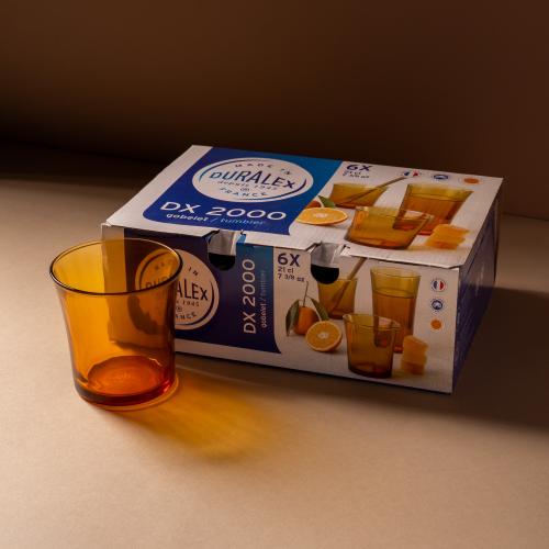 مجموعة (6) أكواب 7oz كهرماني من دوراليكس