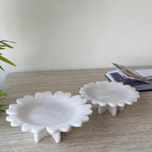 صحن تقديم رخام