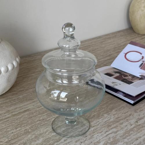 سكريه زجاج بغطاء