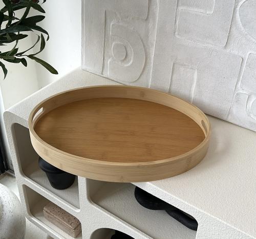 صحن خشب بامبو