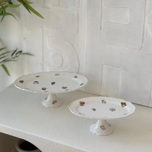 صحن سيراميك بقاعده