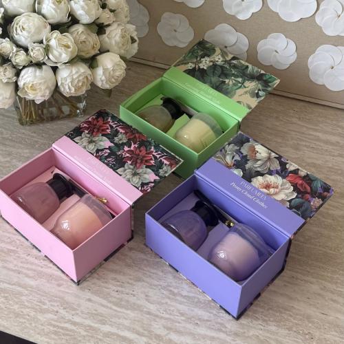 A set of scented candles with an incense burner